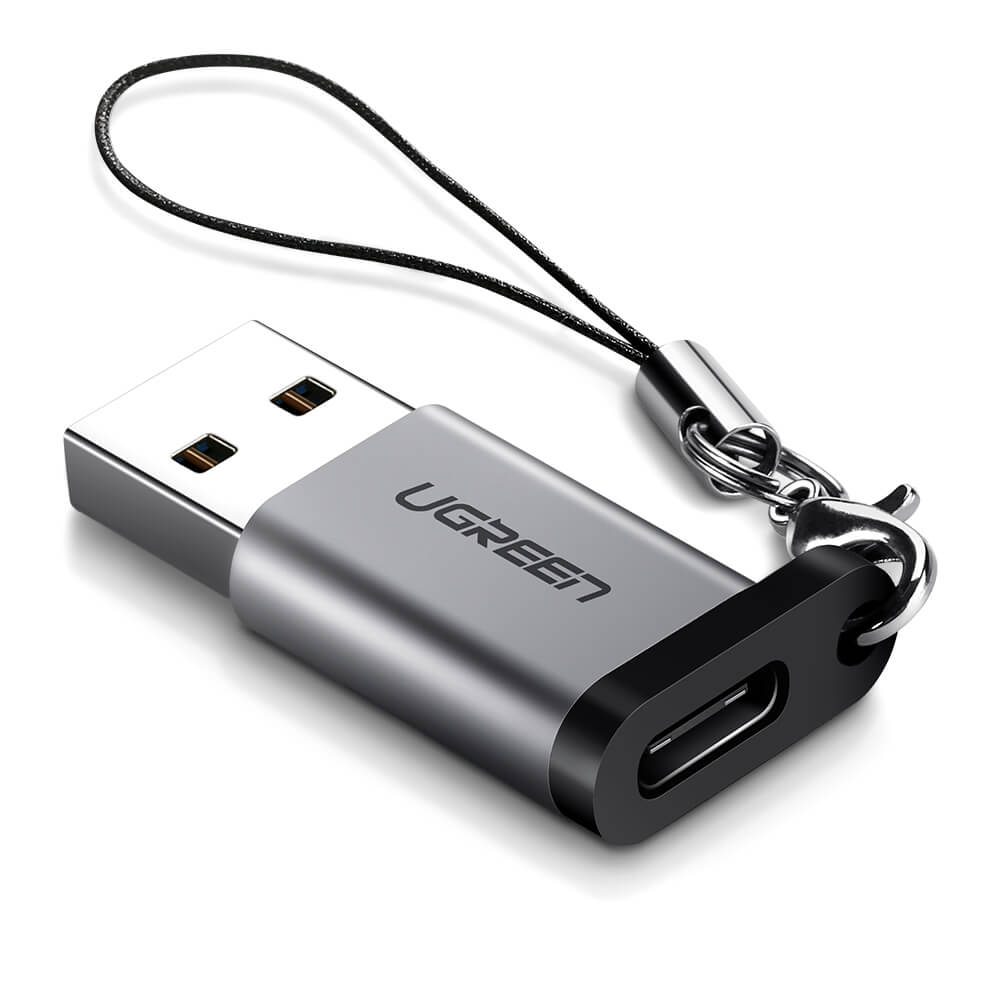 Đầu chuyển USB 3.0 to USB-C 3.1 (female) Cao Cấp Ugreen